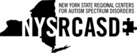 NYSRCASD NEW YORK STATE REGIONAL CENTERS FOR AUTISM SPECTRUM DISORDERS Logo (USPTO, 08/12/2010)