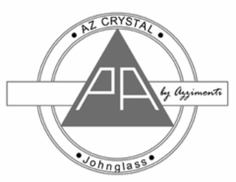 AZ CRYSTAL PA BY AZZIMONTI JOHNGLASS Logo (USPTO, 15.10.2010)