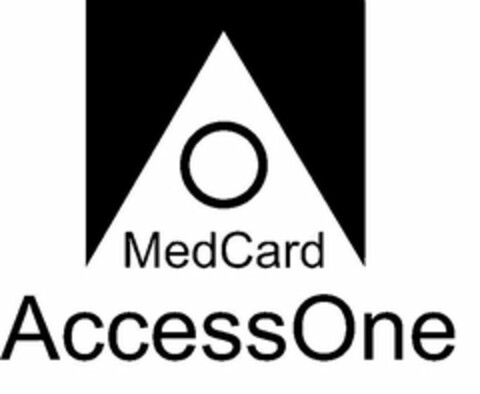 A O ACCESSONE MEDCARD Logo (USPTO, 01.04.2011)