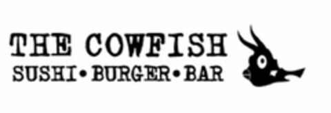 THE COWFISH SUSHI BURGER BAR Logo (USPTO, 25.08.2011)