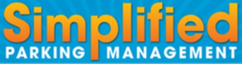 SIMPLIFIED PARKING MANAGEMENT Logo (USPTO, 19.07.2012)
