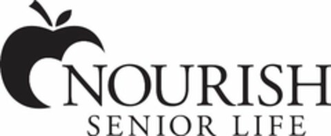 NOURISH SENIOR LIFE Logo (USPTO, 18.10.2012)