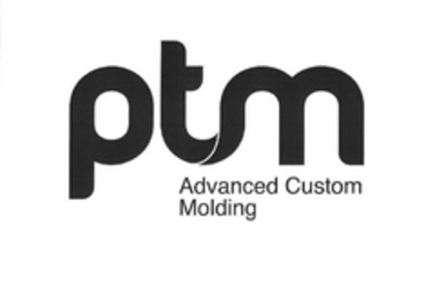 PTM ADVANCED CUSTOM MOLDING Logo (USPTO, 02.07.2013)