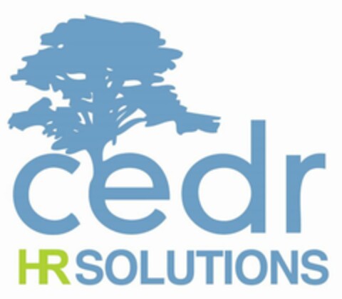 CEDR HR SOLUTIONS Logo (USPTO, 02/13/2014)