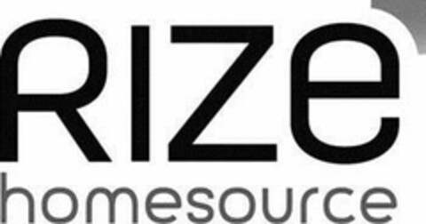 RIZE HOMESOURCE Logo (USPTO, 04/10/2014)