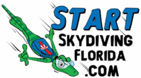 START SKYDIVING FLORIDA .COM Logo (USPTO, 07/09/2014)