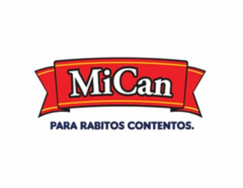 MICAN PARA RABITOS CONTENTOS. Logo (USPTO, 27.08.2014)