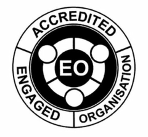 ACCREDITED ENGAGED ORGANISATION EO Logo (USPTO, 11/13/2014)