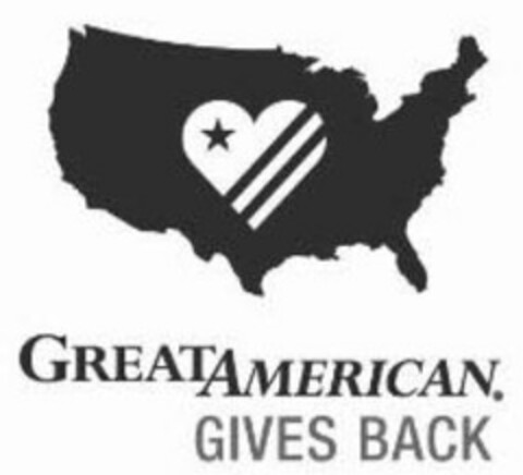 GREAT AMERICAN. GIVES BACK Logo (USPTO, 01/20/2015)