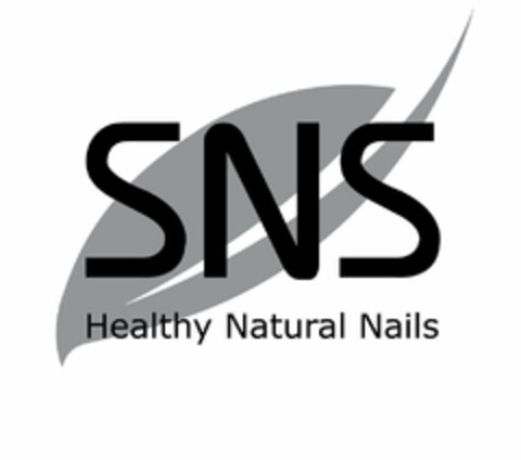 SNS HEALTHY NATURAL NAILS Logo (USPTO, 01/23/2015)