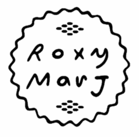 ROXY MARJ Logo (USPTO, 08/03/2015)