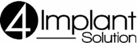 4 IMPLANT SOLUTION Logo (USPTO, 05.10.2015)