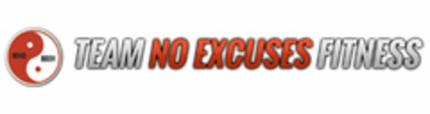 MIND BODY TEAM NO EXCUSES FITNESS Logo (USPTO, 10/07/2015)