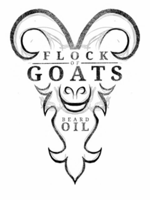 FLOCK OF GOATS BEARD OIL Logo (USPTO, 24.02.2016)