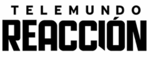 TELEMUNDO REACCION Logo (USPTO, 04/01/2016)