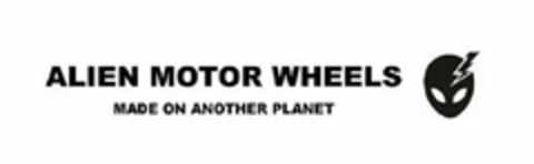 ALIEN MOTOR WHEELS MADE ON ANOTHER PLANET Logo (USPTO, 17.11.2016)