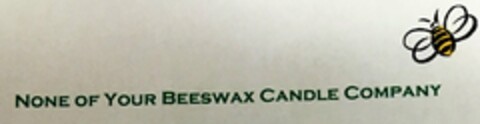 NONE OF YOUR BEESWAX CANDLE COMPANY Logo (USPTO, 09.05.2017)