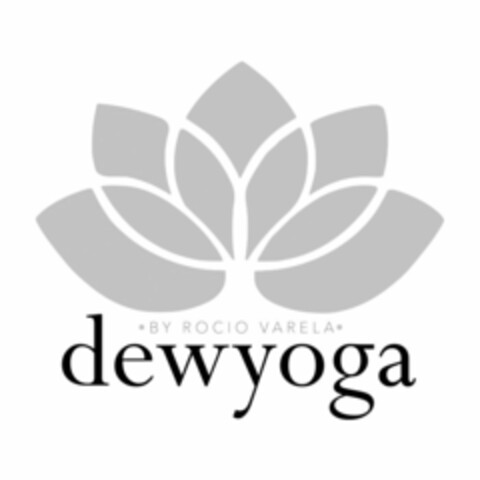 DEWYOGA BY ROCIO VARELA Logo (USPTO, 19.10.2017)