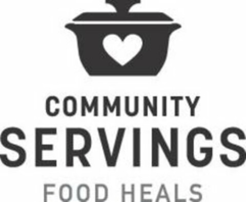 COMMUNITY SERVINGS FOOD HEALS Logo (USPTO, 17.11.2017)