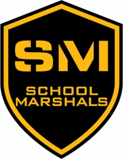 S M SCHOOL MARSHALS Logo (USPTO, 03/17/2018)