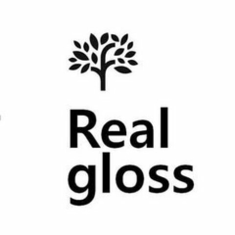 REAL GLOSS Logo (USPTO, 03/29/2018)