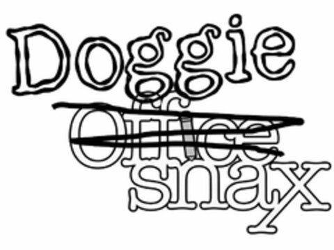 DOGGIE OFFICE SNAX Logo (USPTO, 04/16/2018)