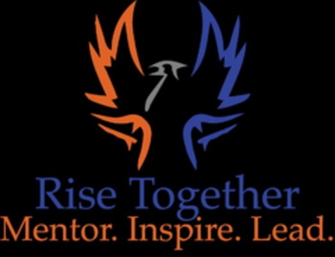 RISE TOGETHER MENTOR. INSPIRE. LEAD Logo (USPTO, 30.07.2018)