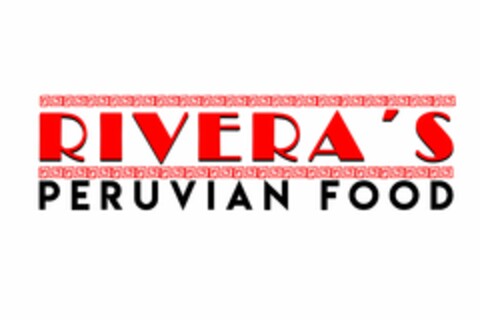 RIVERA'S PERUVIAN FOOD Logo (USPTO, 13.05.2019)