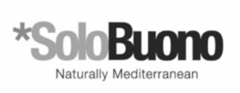 *SOLOBUONO NATURALLY MEDITERRANEAN Logo (USPTO, 21.08.2019)