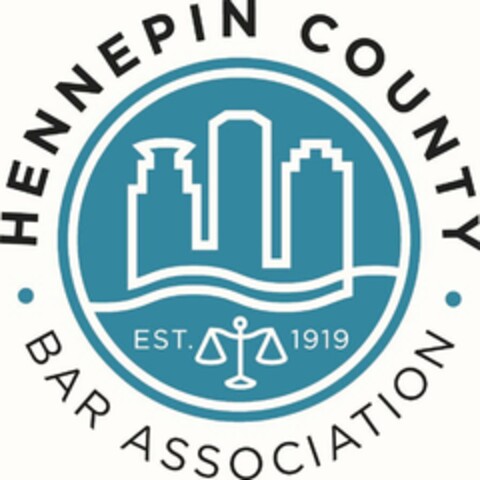 · HENNEPIN COUNTY · BAR ASSOCIATION EST. 1919 Logo (USPTO, 08/27/2019)