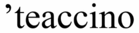 'TEACCINO Logo (USPTO, 10/04/2019)