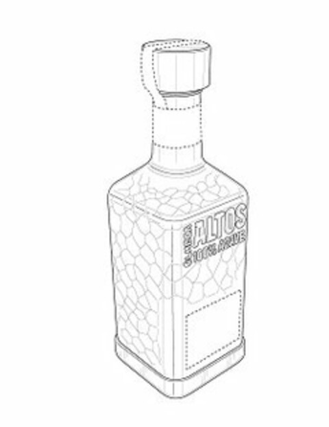 OLMECA ALTOS 100% AGAVE Logo (USPTO, 07.11.2019)