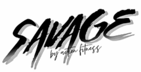 SAVAGE BY ACTION FITNESS Logo (USPTO, 15.01.2020)