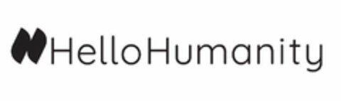 H HELLO HUMANITY Logo (USPTO, 13.02.2020)