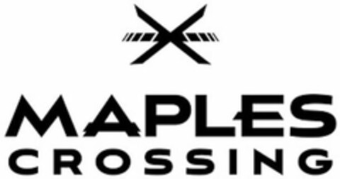 X MAPLES CROSSING Logo (USPTO, 06/09/2020)