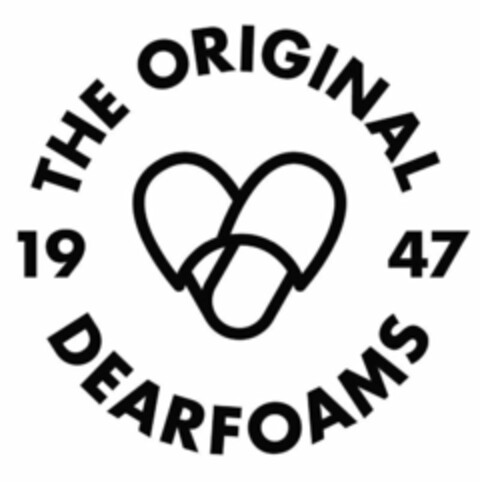 THE ORIGINAL 1947 DEARFOAMS Logo (USPTO, 07/27/2020)