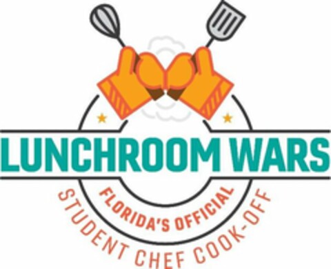 LUNCHROOM WARS FLORIDA'S OFFICIAL STUDENT CHEF COOK-OFF Logo (USPTO, 31.07.2020)