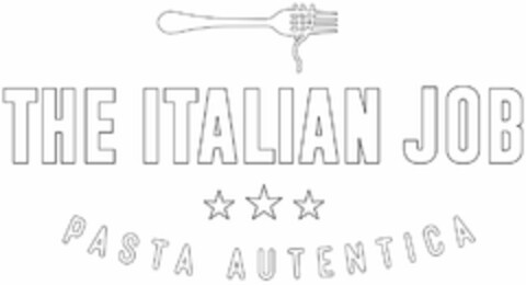 THE ITALIAN JOB PASTA AUTENTICA Logo (USPTO, 08/10/2020)