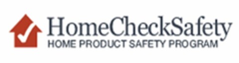 HOMECHECKSAFETY HOME PRODUCT SAFETY PROGRAM Logo (USPTO, 09/07/2009)