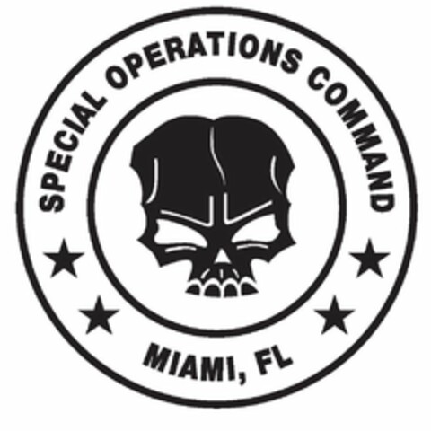 SPECIAL OPERATIONS COMMAND MIAMI, FL Logo (USPTO, 11/13/2009)