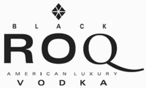 BLACK ROQ AMERICAN LUXURY VODKA Logo (USPTO, 28.01.2010)