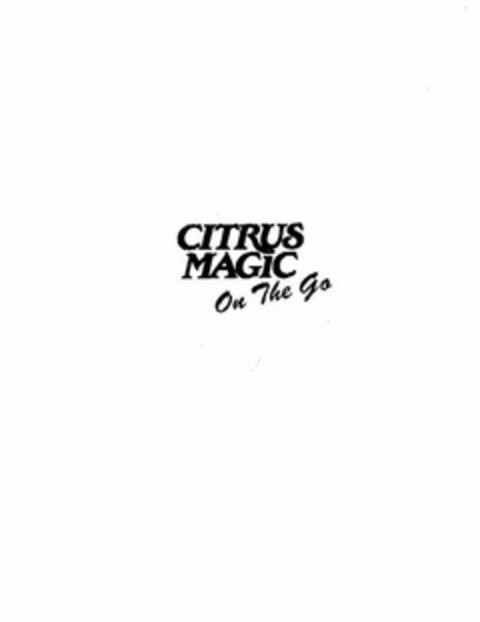 CITRUS MAGIC ON THE GO Logo (USPTO, 05/12/2010)