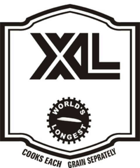 XL COOKS EACH GRAIN SEPRATELY WORLD'S LONGEST Logo (USPTO, 01.09.2010)