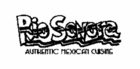 RIO SONORA AUTHENTIC MEXICAN CUISINE Logo (USPTO, 14.09.2010)