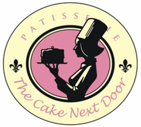 THE CAKE NEXT DOOR PATISSERIE Logo (USPTO, 10/26/2010)