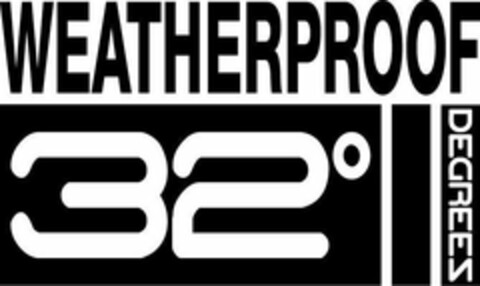 WEATHERPROOF 32° DEGREES Logo (USPTO, 23.11.2010)