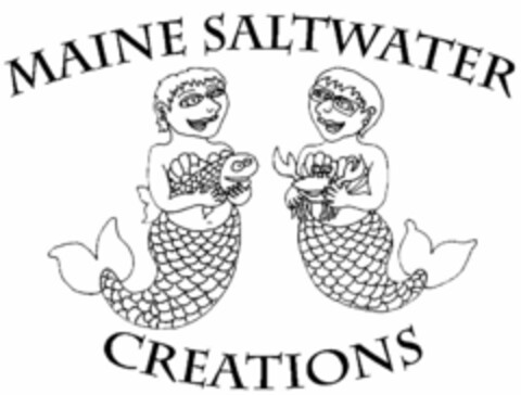 MAINE SALTWATER CREATIONS Logo (USPTO, 20.12.2010)