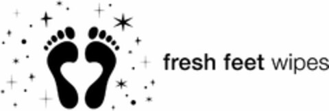 FRESH FEET WIPES Logo (USPTO, 30.03.2011)