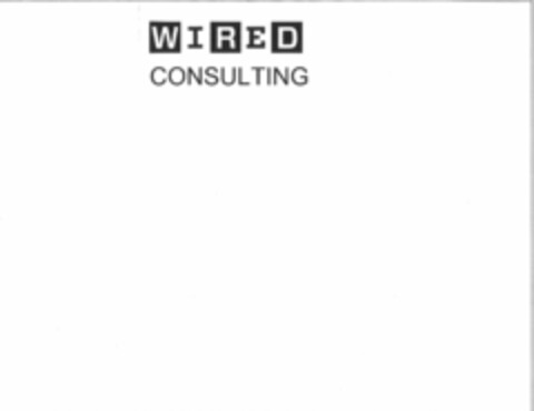 WIRED CONSULTING Logo (USPTO, 20.04.2012)