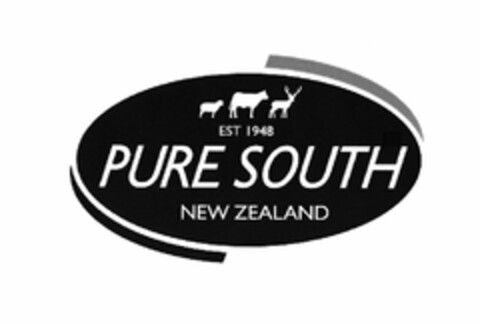 EST 1948 PURE SOUTH NEW ZEALAND Logo (USPTO, 24.08.2012)